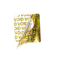 Custom tamper evident hologram sticker VOID if removed 3D holographic sticker